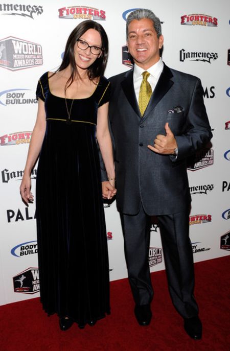 Bruce Buffer poses a picture with ex-wife.